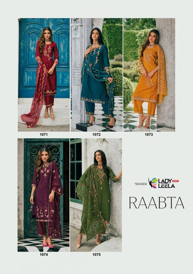 Raabta By Lady Leela Viscose Readymade Suits Catalog